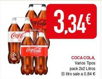Masymas Coca cola varios tipos oferta