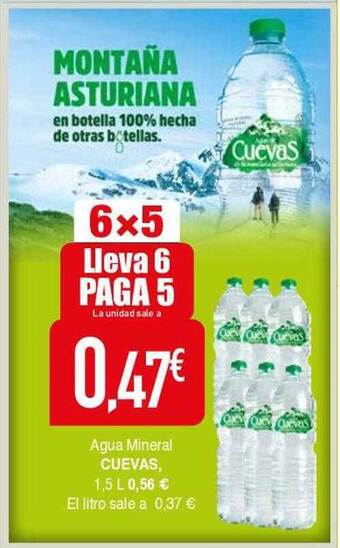 Masymas Agua mineral cuevas oferta
