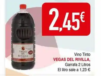Vino tinto vegas del rivilla