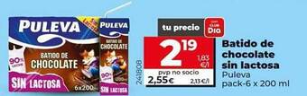 Dia Batido de chocolate sin lactosa puleva oferta