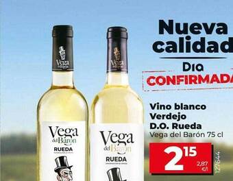 Dia Vino blanco verdejo d.o. rueda vega del barón oferta
