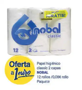 Supermercados Plaza Nobal Papel higienico classic 2 capas oferta