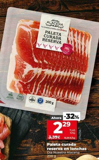Dia Paleta curada reserva en lonchas dia nuestra alacena oferta