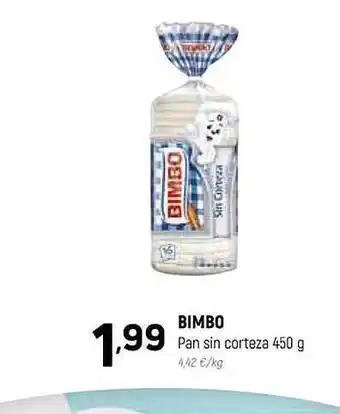 Coviran Bimbo pan sin corteza oferta
