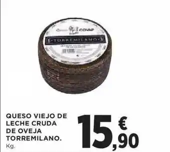 El Corte Inglés Queso viejo de leche cruda de oveja torremilano oferta
