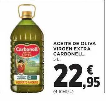 El Corte Inglés Aceite de oliva virgen extra carbonell oferta