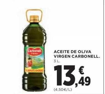 El Corte Inglés Aceite de oliva virgen carbonell oferta