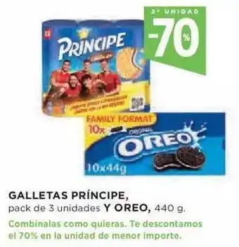 El Corte Inglés 2a unidad -70% galletas príncipe y oreo oferta