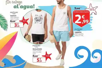 Alcampo Bermuda Baño Camiseta Inextenso oferta