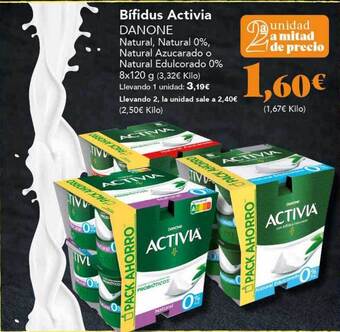 Gadis Bifidus activia danone oferta