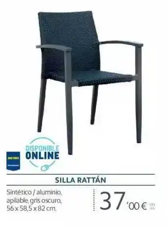 Makro Silla rattán oferta