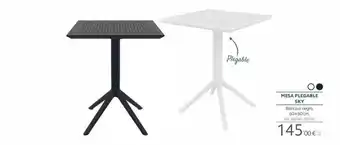 Makro Mesa plegable sky oferta