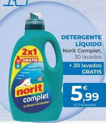 SPAR Gran Canaria Detergente líquido norit complet oferta