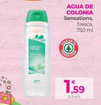 SPAR Gran Canaria Agua de colonia sensations oferta