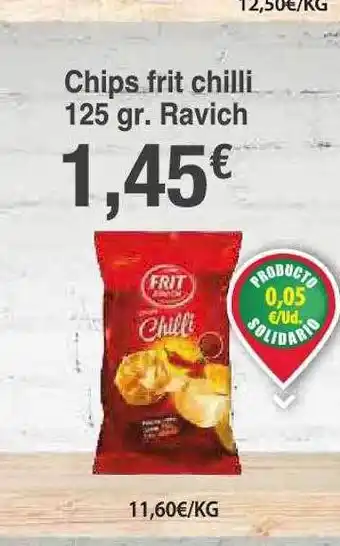 Spar La Palma Chips frit chilli ravich oferta