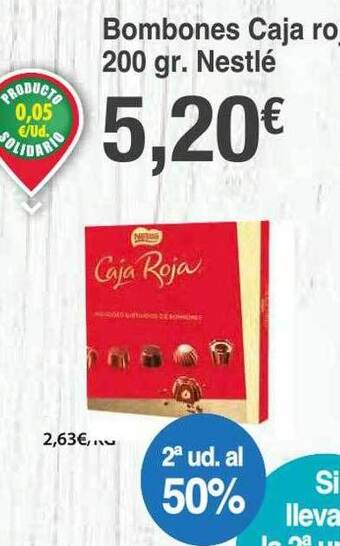 Spar La Palma Bombones caja roja nestlé oferta