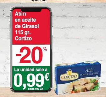 Spar La Palma Atún en aceite de girasol cortizo oferta