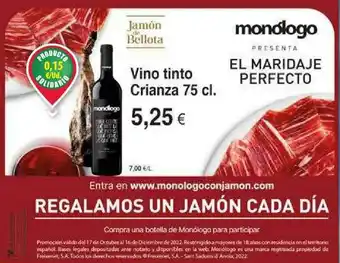 Spar La Palma Vino tinto crianza oferta