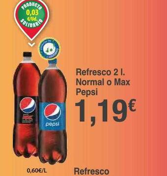 Spar La Palma Refresco normal o max pepsi oferta
