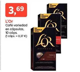 Suma Supermercados L'or café variedad en cápsulas 10 cáps oferta