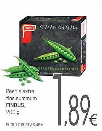 Valvi Supermercats Pèsols extra fins summum findus oferta