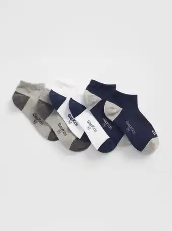 GAP Kids | calcetines tobilleros colorblock (pack de 3) oferta