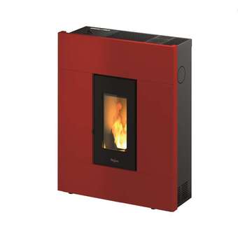 BigMat Estufa pellet de pasillo pegaso 8kw ecodesign- rojo oferta
