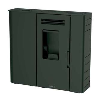 BigMat Estufa de pellet 12 kw slim negro boreal -s12-ne oferta
