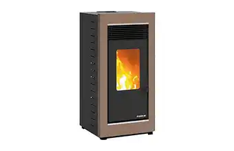 Optimus Estufa de pellet graz s1 plus 11,67 kw bronce oferta