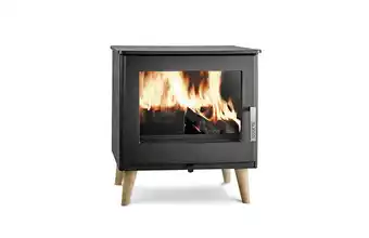 Optimus Estufa leña aiko 6,7 kw negro oferta