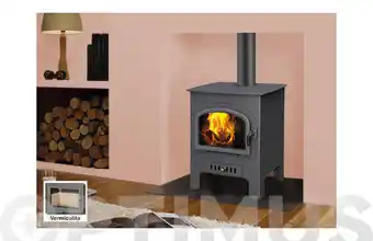 Optimus Estufa leña lisa 12 kw oferta
