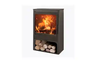 Optimus Estufa leña panadero knysna 6 kw doble cuerpo acero oferta