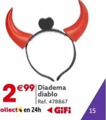 GiFi Diadema diablo oferta