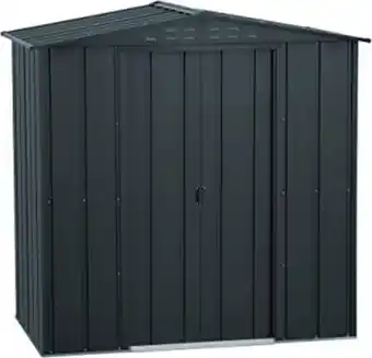 Amazon Duramax - caseta cobertizo jardín - top artemisa 6x4 - resina pvc - color gris antracita - 2.01 x 1.23 x 1.2 metros oferta