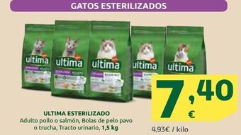 HiperDino Pienso para gatos última oferta