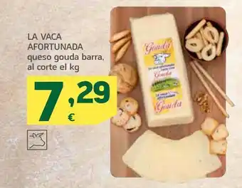 HiperDino Queso de barra la vaca afortunada oferta