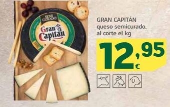 HiperDino Queso semicurado gran capitán oferta