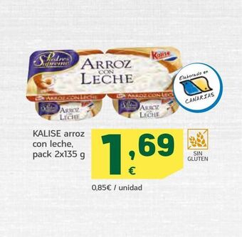 HiperDino Arroz con leche kalise oferta