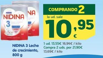 HiperDino Leche de crecimiento nestlé oferta