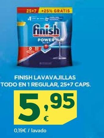 HiperDino Lavavajillas finish oferta