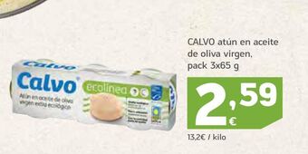 HiperDino Atún en aceite de oliva calvo oferta