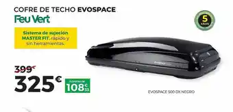 Feu Vert Cofre de techo evospace feu vert oferta