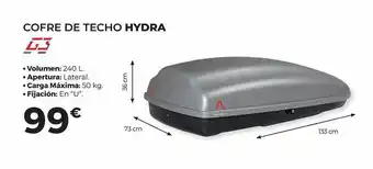 Feu Vert Cofre de techo hydra g3 oferta