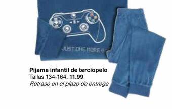 Zeeman Pijama infantil de terciopelo oferta