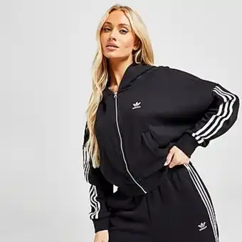 JD Sports Adidas originals chaqueta con capucha 3-stripes oferta