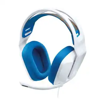MediaMarkt Auriculares gaming - logitech g335, de diadema, con cable, micrófono integrado, ps/pc/xbox/nintendo switch, jack 3.5mm, blanc oferta