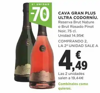 Supercor Exprés 2a unidad -70% cava gran plus ultra codorniu oferta