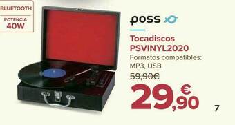 Carrefour Poss tocadiscos psvinyl2020 oferta