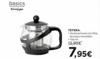 Hipercor Tetera basics oferta