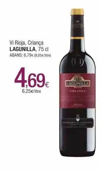 Condis Vi rioja criança laguinilla oferta